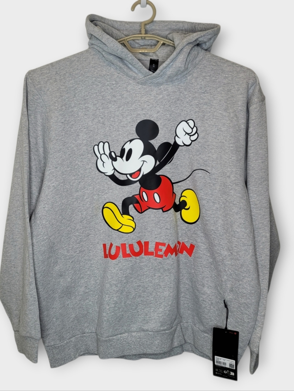 Lululemon x Disney Mens Steady State Hoodie XL Gray Limited Edition NEW